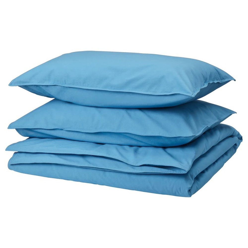 Blue Duvet Cover Set King Size - Picture 4 of 9